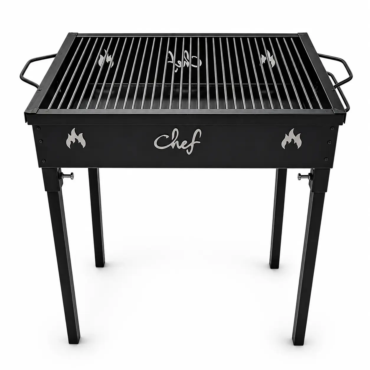 Grătar Chef „Haiducul de Sărbătoare” 70×50 cm cu plită cadou